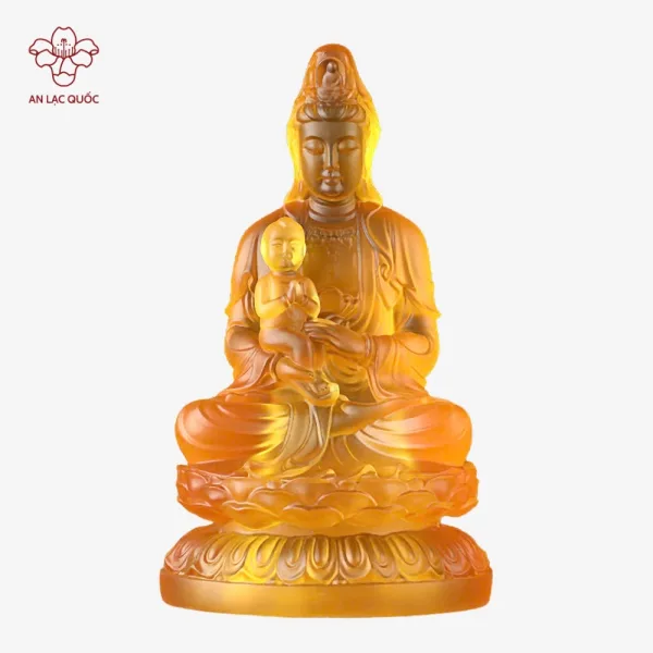 Tượng Phật Bà Quan Âm Lưu Ly Cao Cấp