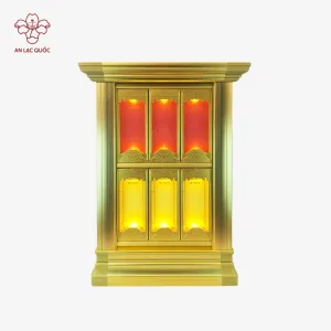 Tủ bài vị vãng sinh hợp kim nhôm - mẫu dài