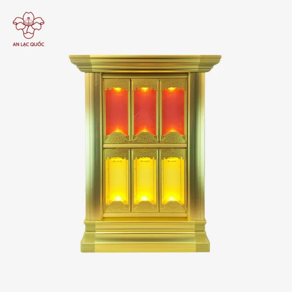 Tủ bài vị vãng sinh hợp kim nhôm - mẫu dài