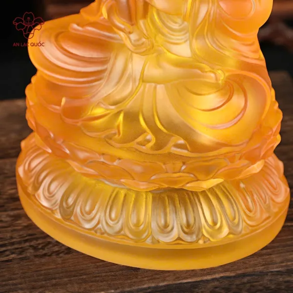 Tượng Phật Bà Quan Âm Lưu Ly Cao Cấp - Hình ảnh 4