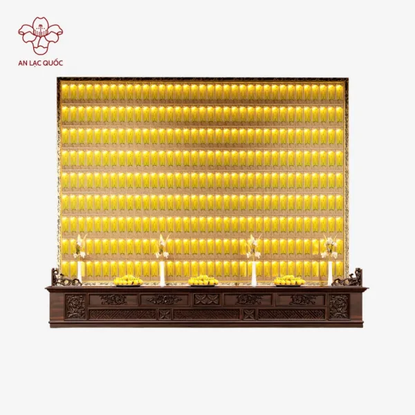Tủ bài vị treo tường thiết kế theo yêu cầu - Hình ảnh 3