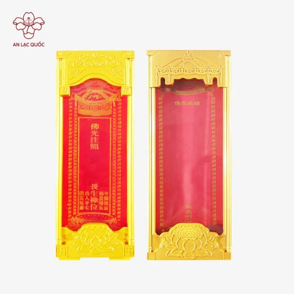 Tủ bài vị vãng sinh loại dài, hợp kim nhôm mẫu 2 - Hình ảnh 2