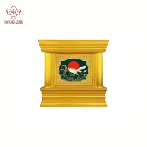 Hộc tro cốt Tiên Hạc Bôn Nhật (khung cửa hợp kim nhôm) loại một huyệt vị