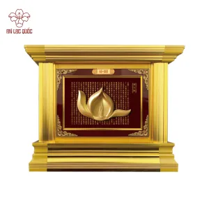 Tủ đựng tro cốt đơn hộc Thiền Liên phổ thông (khung cửa hợp kim nhôm định hình)