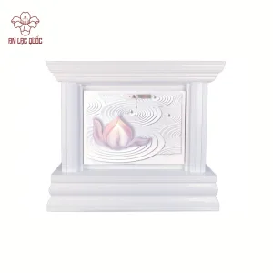 Thiền liên màu trắng (phụ kiện lưu ly, phụ kiện ABS), loại đơn hộc